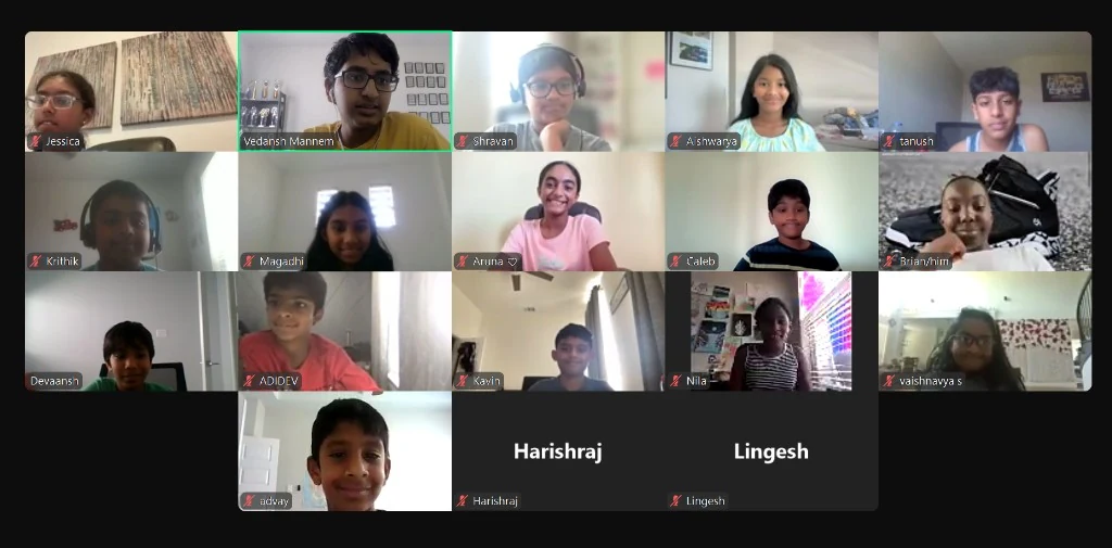 Crunch Math student-led online class